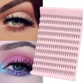 200 пучков пушистых накладных ресниц 30/40/60/80/100D искусственные норковые ресницы для женщин 30D