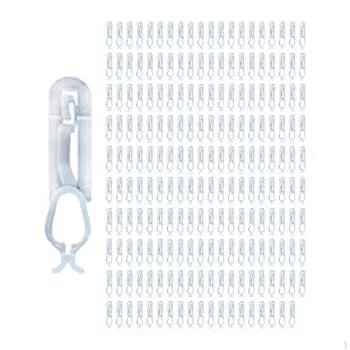 200 рождественских крючков, зажимов, простая установка, вешалки, для свадебных церемоний белый