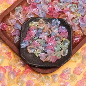 200 шт. 14,3*10 мм, 9 цветов, акриловые бусины «Утренняя слава», свободные бусины, браслеты «сделай сам», ожерелье, аксессуары для изготовления ювелирных изделий белый