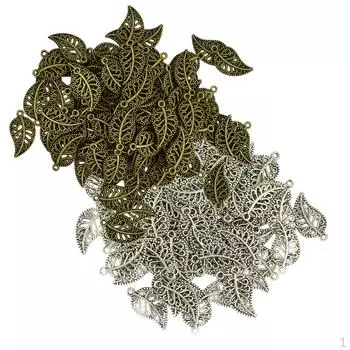 200 шт. 18x10 мм Ретро цинковый сплав филигрань полые листы подвески подвески ожерелье DIY ремесло