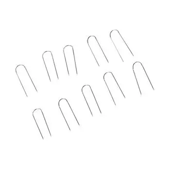 200 шт. 23 мм булавки для шитья пэчворка 17 мм U-образные вилочные булавки портативные металлические U-образные булавки домашний декор 23mm
