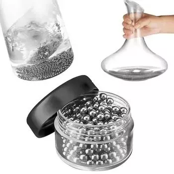 200 шт. 4 мм шарики из нержавеющей стали для чистки графинов бытовые чистящие средства для винных графинов чистящие шарики