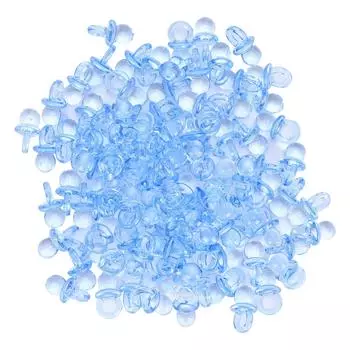 200 шт. акриловые пустышки детские соски крещение подарок на день рождения мини украшения аксессуары синий