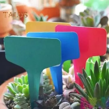 200 шт. этикетки для растений водонепроницаемые маркеры для цветочных горшков Т-образный дизайн бирки для питомников этикетки колышки для растений в горшках белый