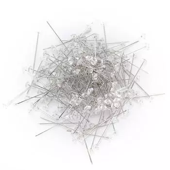 200 шт., булавки для букетов цветов, броши, швейные иглы с кристаллами и жемчугом для украшения свадебных украшений