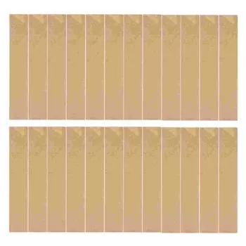 200 шт. бумажных мешочков для палочек для еды, чехлы для столовых приборов, одноразовые упаковочные чехлы, держатели для еды на вынос светло-коричневого