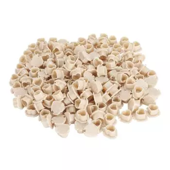 200 шт., чашки с чернилами для татуировки, в форме сердца, утолщенные, из пшеничной соломы, для наращивания ресниц, клейкая чашка с основанием