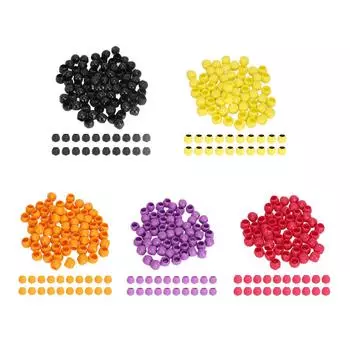 200 шт. чашки с чернилами для татуировки с основанием 17 мм Daruma чернила держатель пигмента контейнер для микроблейдинга макияж свиньи Yellow