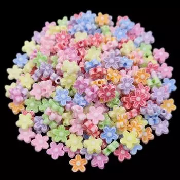 200 шт. DIY ремесла цветок луна ракушка свободные бусины для изготовления ювелирных изделий кулон ожерелье браслет оптовая продажа 12*6mm