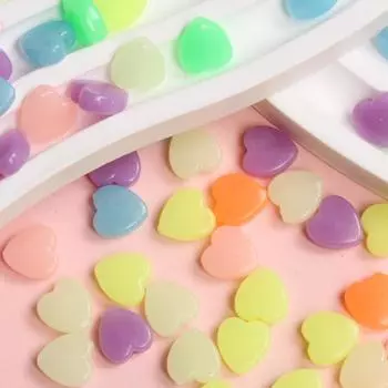 200 шт. для ожерелья, браслета, сережек, изготовления ювелирных изделий, желейный цвет, сплошной цвет, акриловые «любовь», свободные бусины, креативные материалы ручной работы
