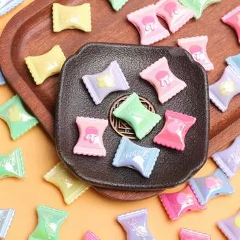 200 шт. двухцветное цветное ожерелье с покрытием, изготовление ювелирных изделий, кролик, конфеты, сделай сам, материал ручной работы, моделирование, свободные бусины, УФ-браслет, кулон