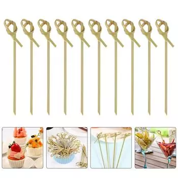 200 шт. коктейльный знак еда выбор закуски палочки тонкие палочки для суши бамбуковый напиток