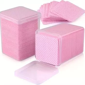 200 шт./кор. безворсовые салфетки для снятия гелевого лака с ногтей салфетки для удаления клея и полировки ногтей Solft Magic Stuff Pad белый