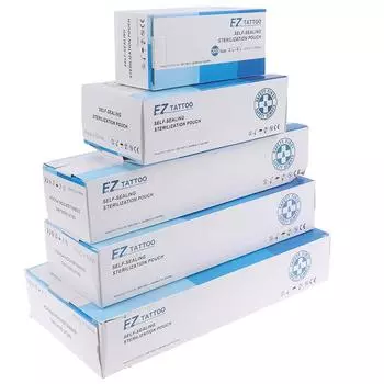 200 шт./кор. одноразовые пакеты для самостерилизации, пакеты для автоклава, стоматологические татуировки 90mmx260mm