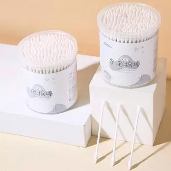 200 шт./кор. спиральные ватные палочки одноразовые гипоаллергенные мягкие многоцелевые без запаха инструмент для макияжа легкие спиральные заостренные ватные палочки товары для дома 200pcs