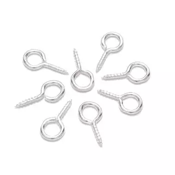 200 шт. крючков с ушками, тонко отполированные, ручной работы, чистые цвета, маленькие винты, штифты с ушками для изготовления ювелирных изделий своими руками серебряный