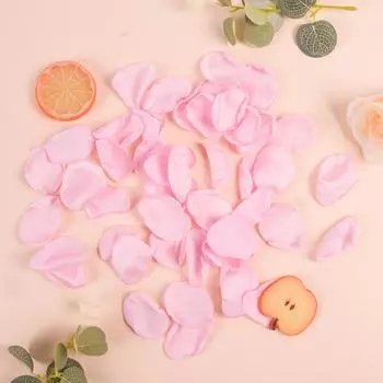 200 шт. лепестков роз из искусственного шелка и атласа для свадебных принадлежностей своими руками, романтическое украшение на годовщину свадьбы