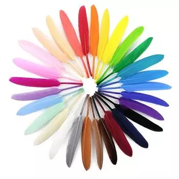 200 шт./лот, 10-15 см/4-6 дюймов, цветные утиные перья для поделок, натуральные перья для рукоделия и поделок, сделай сам, праздничное украшение M озеро зеленый