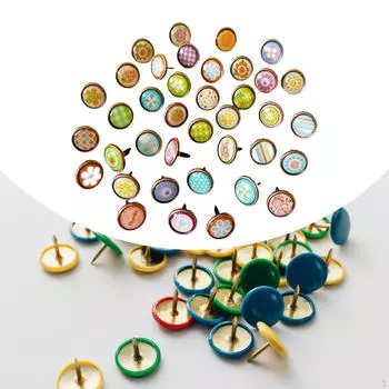 200 шт. Мини-брадсы для бумаги 12 мм, украшение, рукоделие, креативные шипы, увеличение быстрее