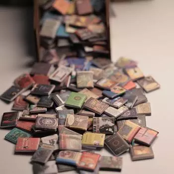 200 шт. Мини-роман, модель, классическая книга, не повторяющаяся, имитация, маленькие украшения, декоративная сцена для кукольного домика для дома, школы, путешествий A