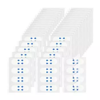 200 шт. Невидимая лента для подтяжки лица Тонкая Дышащая Водонепроницаемая Растягивающаяся Формирователь лица Двойной подбородок Шея Отвисшая кожа Подтягивающая Похудевшая Лифтинг-патч 200pcs