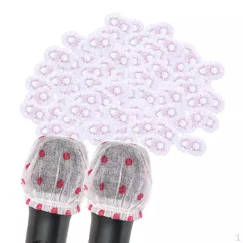 200 шт. одноразовые чехлы для микрофона, чехлы из нетканого материала