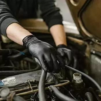 200 шт одноразовые черные нитриловые перчатки без латекса водонепроницаемые перчатки утолщенные кухонные перчатки для готовки инструменты для уборки дома