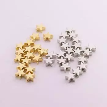 200 шт./пакет, довольно простое соединение, браслет из смоляных бусин, бусины ручной работы в форме сердца и звезды, аксессуары для самостоятельного изготовления для магазина Heart серебряный