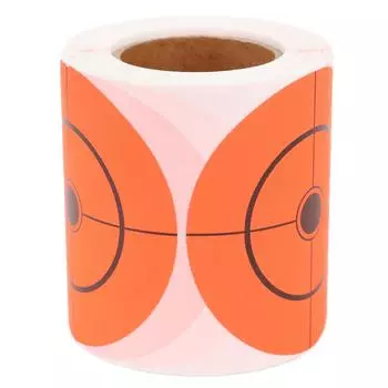200 шт./рулон, наклейки для стрельбы по мишеням, самоклеящиеся мишени, бумага для стрельбы из лука в помещении и на открытом воздухе