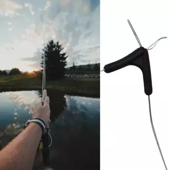 200 шт. рыболовных снастей устройство для разветвления лески контактор для ловли рыбы инструмент для ловли рыбы чёрный