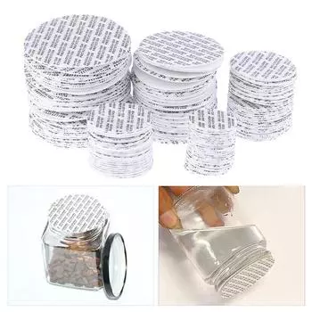 200 шт. самоклеящаяся пена, чувствительная к давлению, герметичная крышка, подкладка, устойчивая к взлому, для косметической банки, бутылки, горшка 20 мм-82 мм 23mm-200pcs