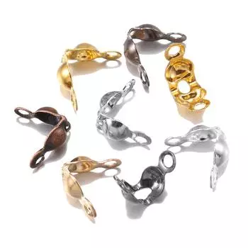 200 шт., соединительная застежка, фитинг 4*7 мм, шариковая цепочка, обжимы на конце, бусины, соединительные компоненты для изготовления ювелирных изделий своими руками, поставки 200pcs