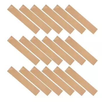 200 шт. Сумка для палочек для еды Чистые сумки для палочек для еды Крафт-бумага Чехлы для столовых приборов Посуда Упаковка на вынос светло-коричневого