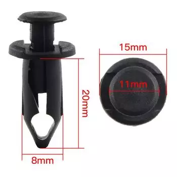 200 шт. Универсальные заклепки ATV 8 мм Крепежные винты для панелей отделки кузова обтекателя, клипсы, комплект заглушек для Polaris Sportsman 550 850 XP Rangers Rzr