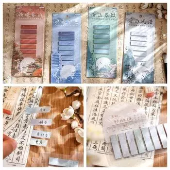 200 шт./упак. Этикетки для заметок, индексные вкладки, закладки, маркеры для заметок, свежие липкие заметки для школы оранжевый