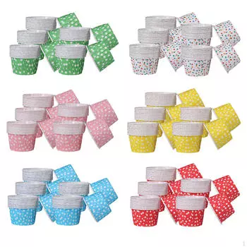 200 шт. вкладыши для кексов, упаковочная коробка для торта, сделай сам, держатели бумажных стаканчиков для выпечки, чашки для юбилея