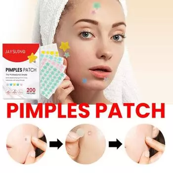 200 шт. водостойкая наклейка для лечения прыщей от угревой сыпи, средство для удаления прыщей, маска для лица с пятнами и пятнами, уход за кожей, скрытый прыщ