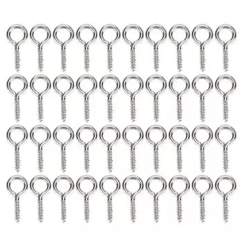 200 шт. жемчужный винт глаз штифт кулон соединитель винт шип DIY изготовление ювелирных изделий аксессуар серебро серебряный