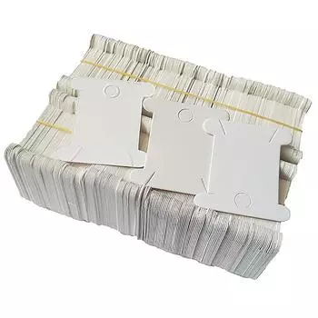 200 шт. жесткие картонные бобины для ниток, шпулька, инструмент для рукоделия, держатель катушки для вышивки крестиком, хлопковая нить, сделай сам