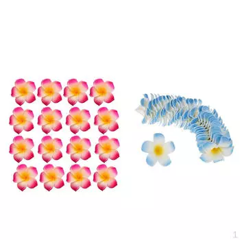 200 штук пенопластовые головки цветов плюмерии, украшение для свадебной вечеринки