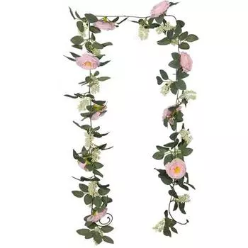 200 см искусственная гирлянда из камелии с листьями, шелковые украшения из виноградной лозы камелии, искусственные листья, цветочная зелень для свадьбы, стены, сада, домашний декор для вечеринки шампанского