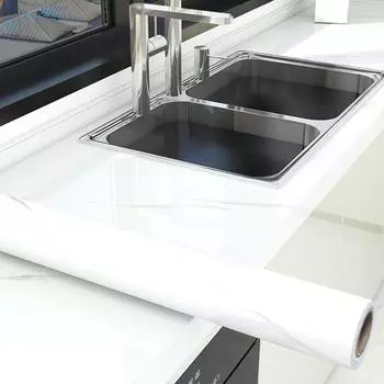 200 см/рулон водонепроницаемые многоцветные самоклеящиеся утолщенные DIY однотонные наклейки на стену из ПЭТ