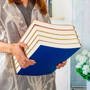 200 страниц А4 толстый блокнот утолщенный большой блокнот мягкий кожаный горизонтальный дневник тетрадь школьные принадлежности канцелярские принадлежности чёрный