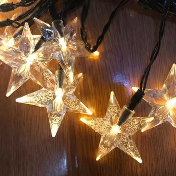 200 светодиодов солнечные гирлянды звездные огни уличные водонепроницаемые солнечные гирлянды для сада весенний кемпинговый свет 903 5M-20LEDS