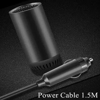 200 Вт 3 в 1 Автомобильный грузовик Портативный Автомобильный обогреватель Обогрев Охлаждающий вентилятор Размораживатель Осушитель Очиститель воздуха Очистка DC12V