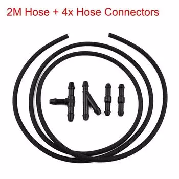 200cm Cars Windshield Washer Hose With Connectors Kits Automotive Windshields Jet Spray Wipers Nozzle Water Hoses Fluid Tubes CHINA