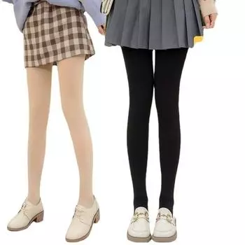 200г (добавить плюшевый) Осенне-зимние новые водонепроницаемые брюки на улице, голые цельные брюки, однослойные колготки с голыми ногами, женские нижние брюки 200g (add plush)