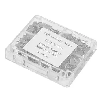 200Pcs Dental Orthodontic Tube 1st Molar Buccal Tube Bondable NOn convertible Roth 022
