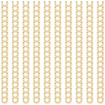 200Pcs Easy Spin Fishing Clevis Spinner Clevis Fishing Spoons Blades Inline Spinner Making Accessory Spinnerbait Parts S