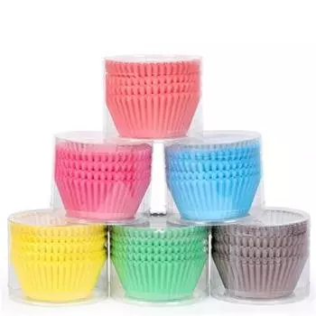 200pcs High Temperature Resistant Oil-Proof Paper Cake Cup Disposable Cake Base
